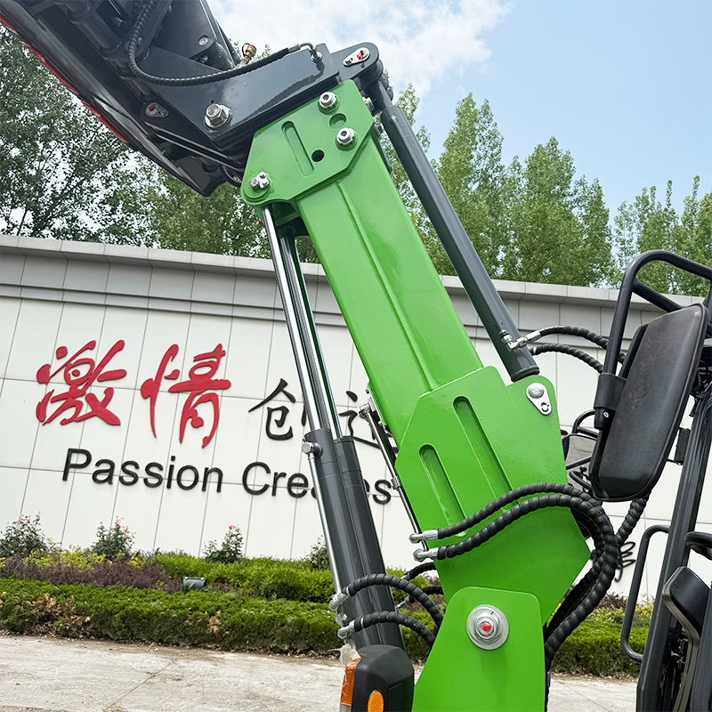 Electric front end loader for garden tractor Electric front end loader for garden tractor