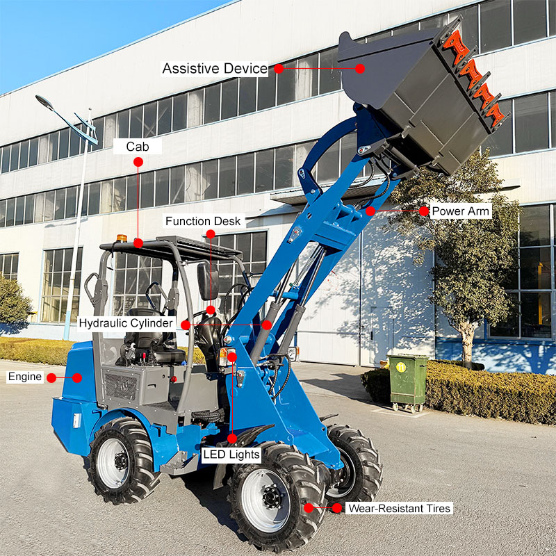 Elektrikli tekerlekli yükleyici Elektrikli tekerlekli yükleyici