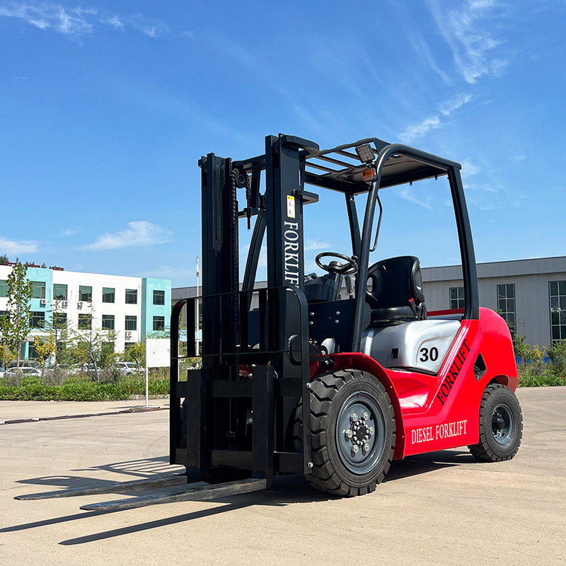 Electric sit down forklift