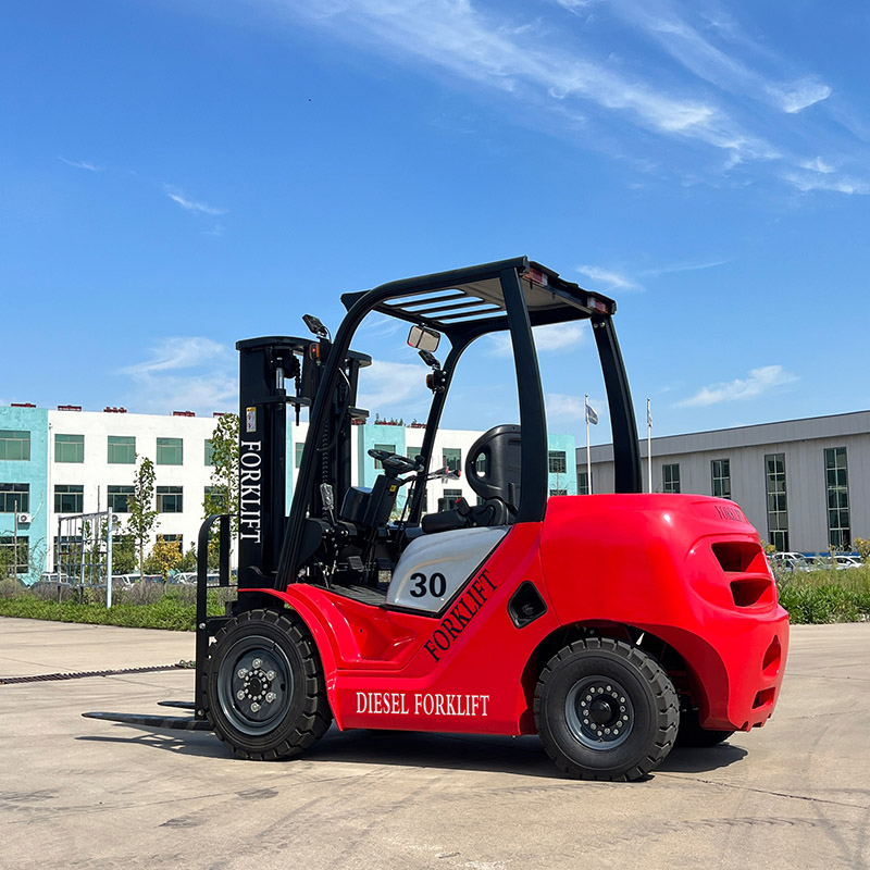 Electric sit down forklift